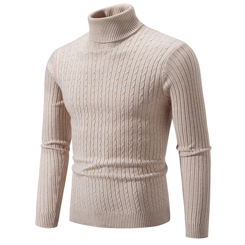 Retro Simple High Collar Bottoming Sweater Wear Casual Thin Slimming Knitwear GO Buy