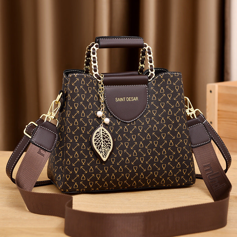 Women's Vintage Fashion Print Handbag GO Buy