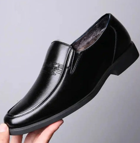 Men's Business Soft Surface Wear-Resistant Casual Leather Shoes GO Buy