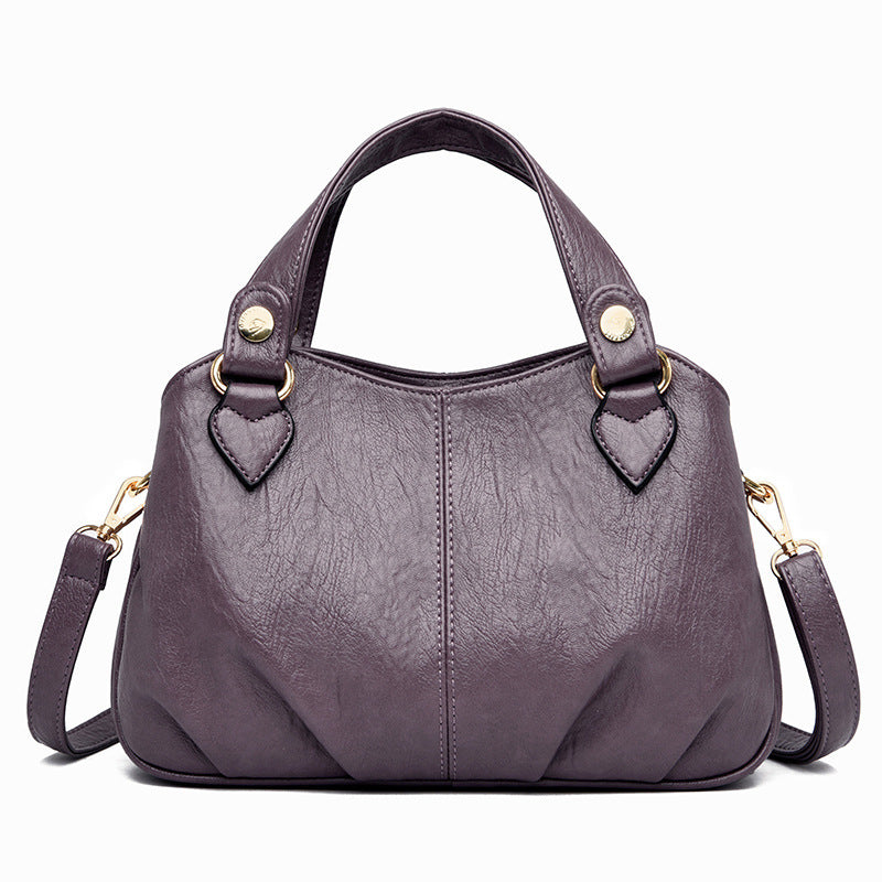 Multifunctional Handbag Sheepskin Stitching One-shoulder Messenger Bag GO Buy