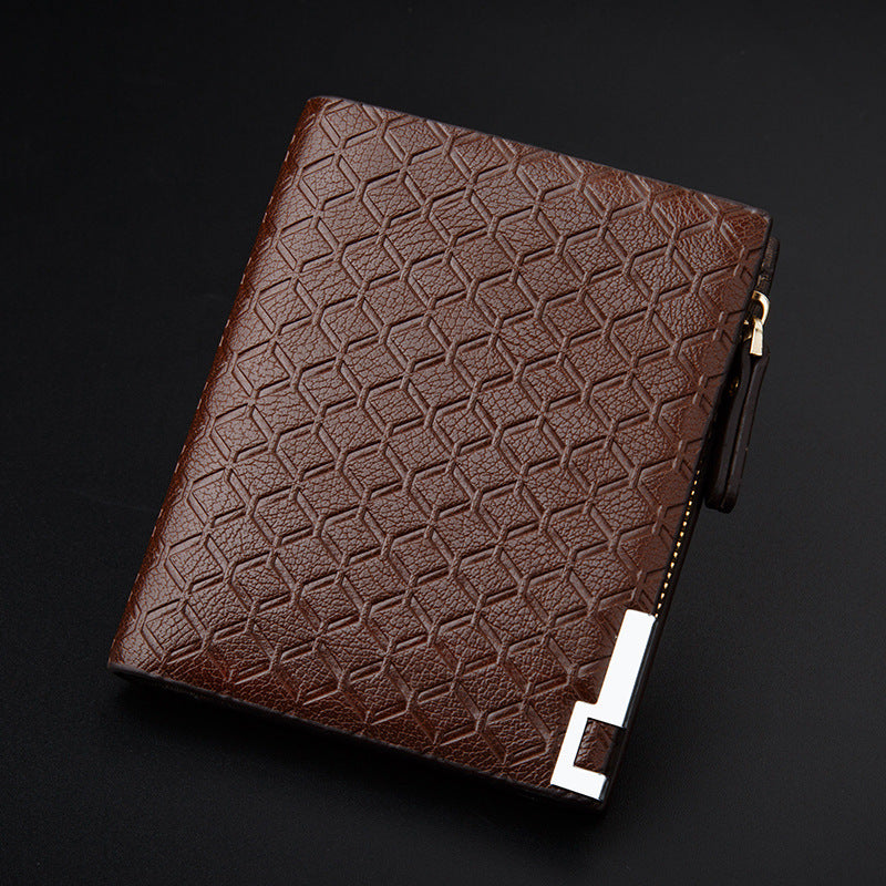 Multifunctional Zipper Business Youth Card Case Student Wallet GO Buy