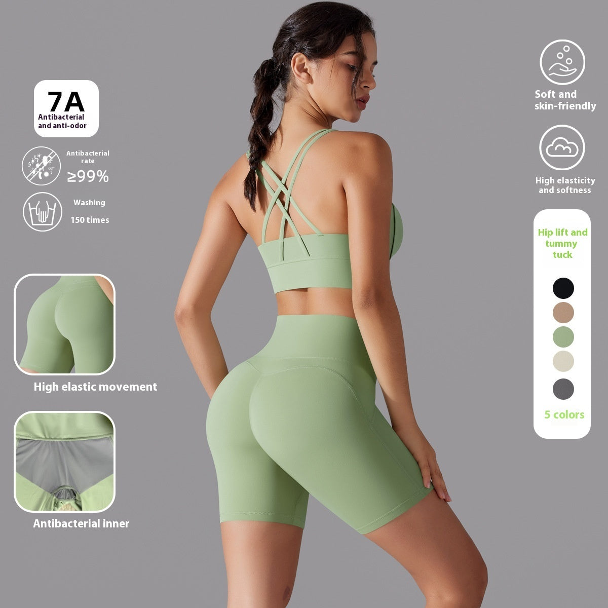 Beauty Back Cross Sports Underwear Fitness Yoga Wear Suit Gobuy Fashion