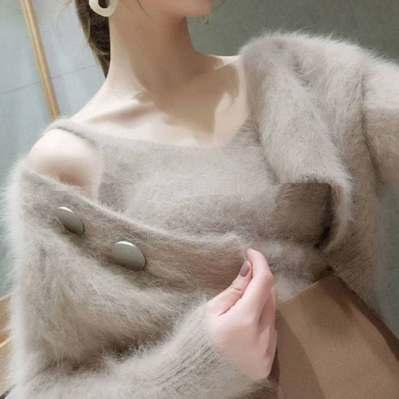 Vest Short Mink Velvet Camisole Sweater GO buy