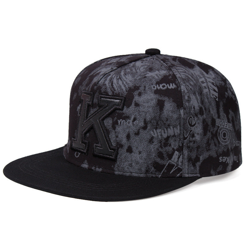K Letter Baseball Cap Hip Hop Hat Size Adjustable Gobuy Fashion