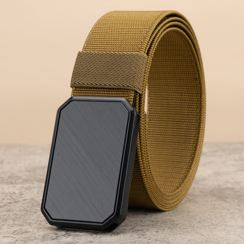 Canvas Belt Men's Automatic Buckle Tactical Military Training Belt GO Buy