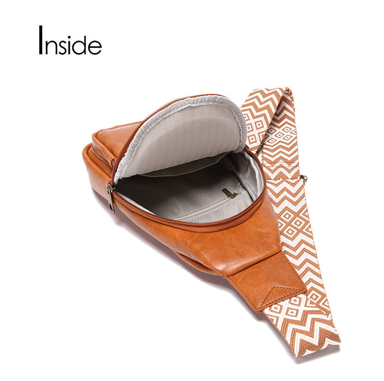 European And American Retro Casual Solid Color Women's Cross-body Bag GO Buy