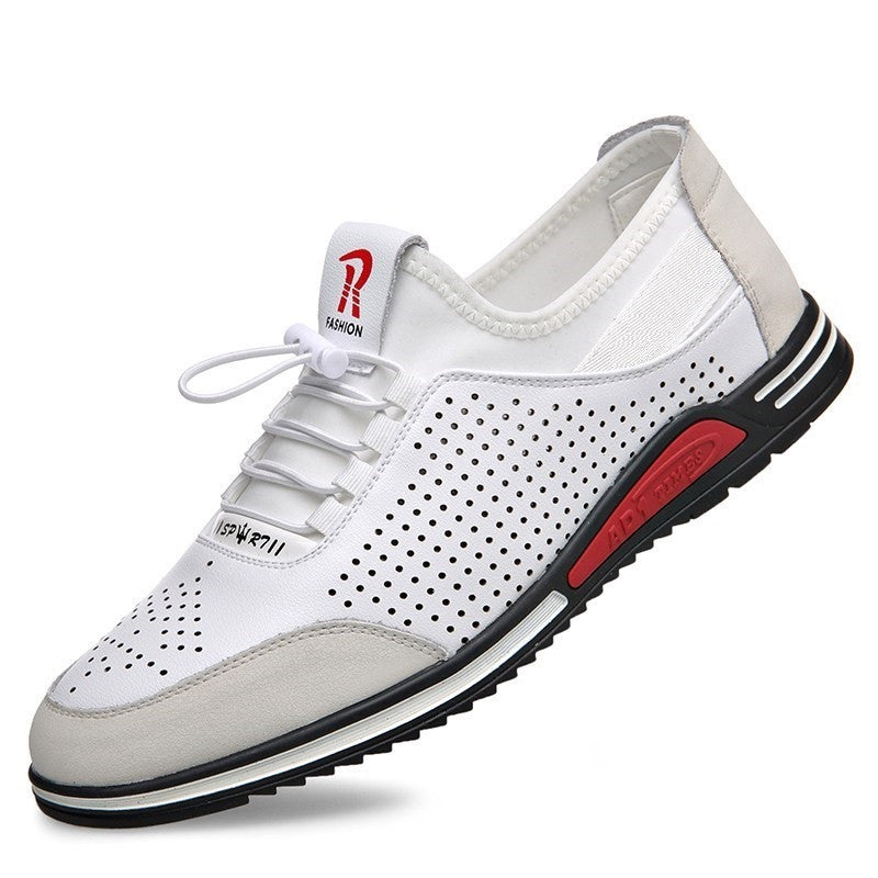 One-legged Casual Men's Soft-soled Leather Shoes GO Buy
