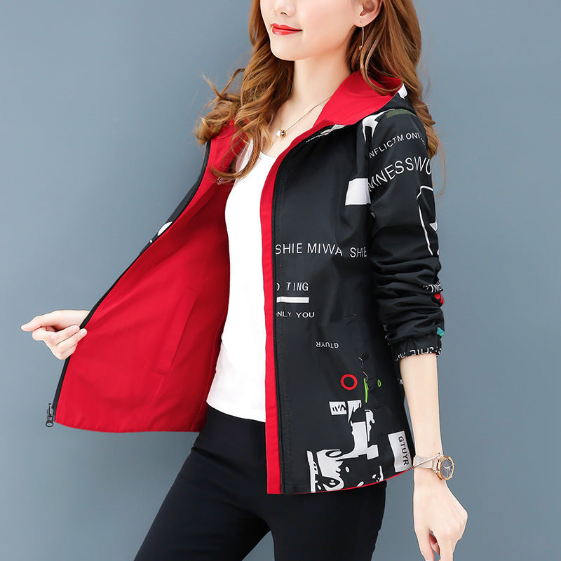 Spring Short Small Coat For Women Loose Jacket Women Casual All-matching Jacket Thin GO buy