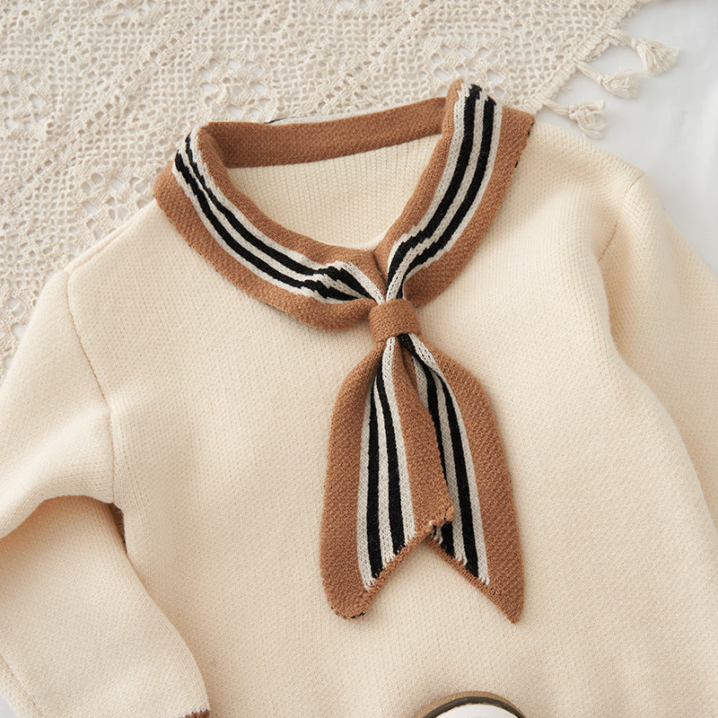 Girls' College Style Princess Sweater Suit GO buy