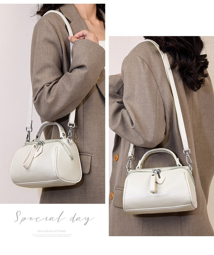 Leather Large Capacity Shoulder Crossbody Bag GO Buy