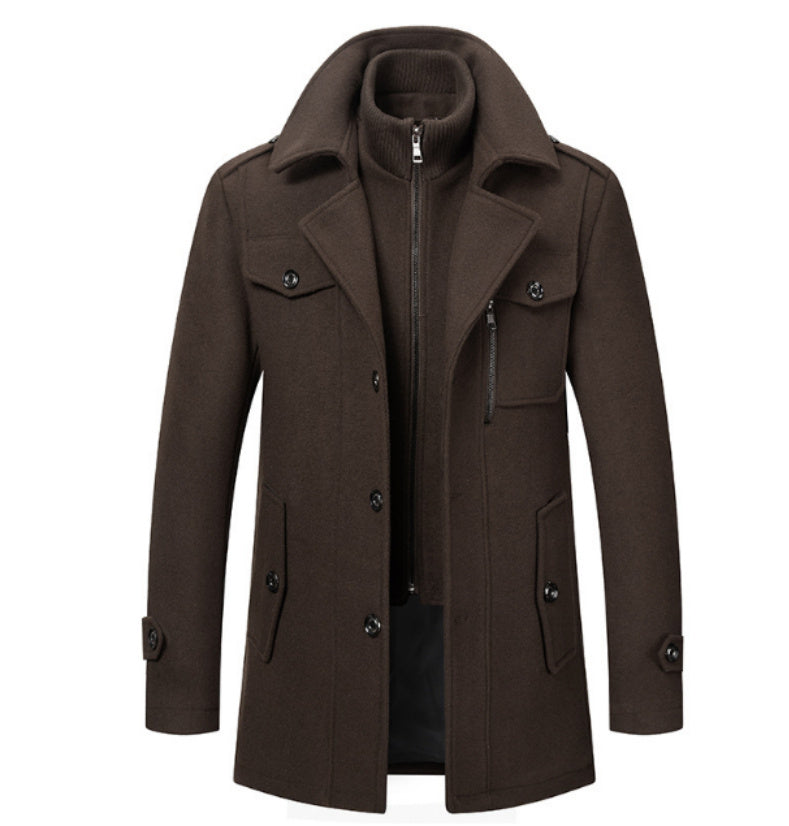 Cold-resistant Plus Cotton Woolen Men's Jacket GO Buy