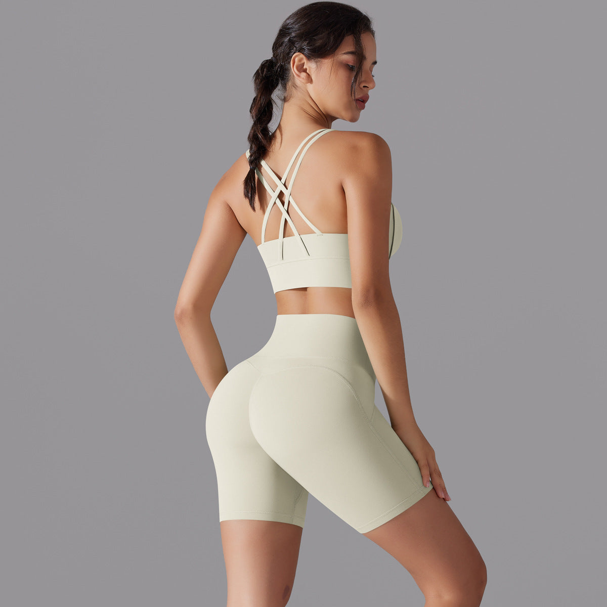 Beauty Back Cross Sports Underwear Fitness Yoga Wear Suit Gobuy Fashion