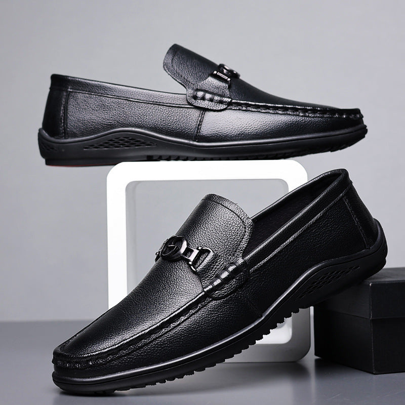 Fashion Casual Shoes Men Leather Feet GO Buy