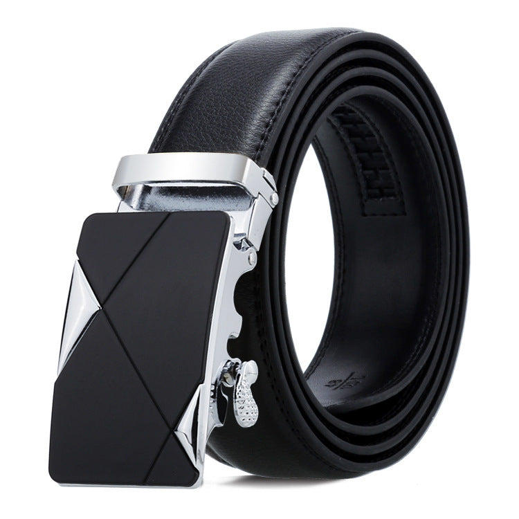 Men's Belt Automatic Buckle Business Trouser Belt GO Buy