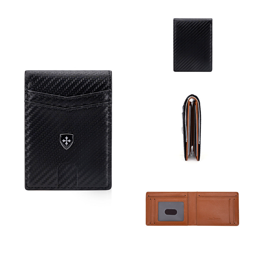 New Men's Wallet Short And Simple Two Fold GO Buy