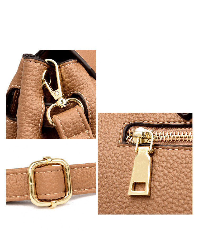 Silk Scarf Portable Platinum Pure Color Simple One-shoulder Messenger Bag GO Buy