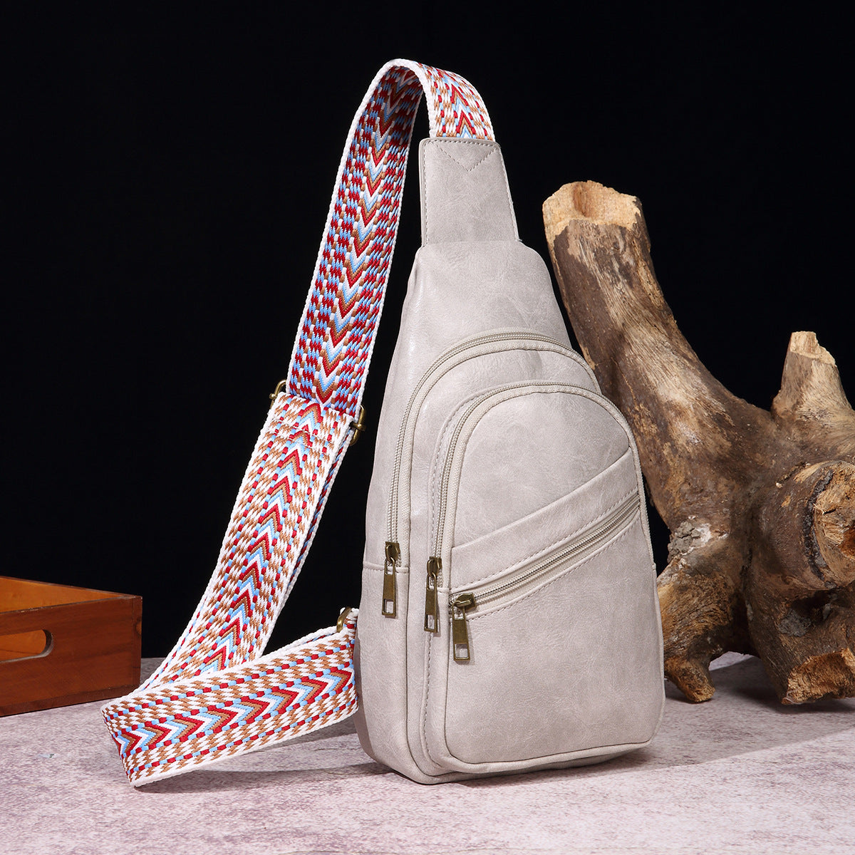 European And American Retro Casual Solid Color Women's Cross-body Bag GO Buy