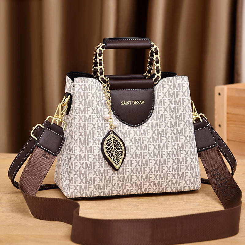 Women's Vintage Fashion Print Handbag GO Buy