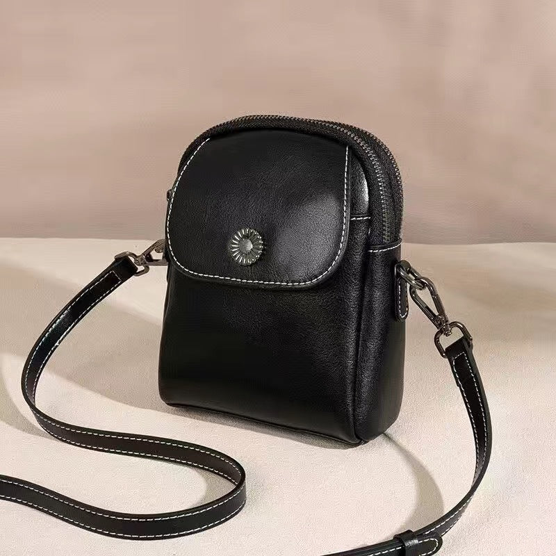 Women's Fashion Leather Messenger Bag GO Buy