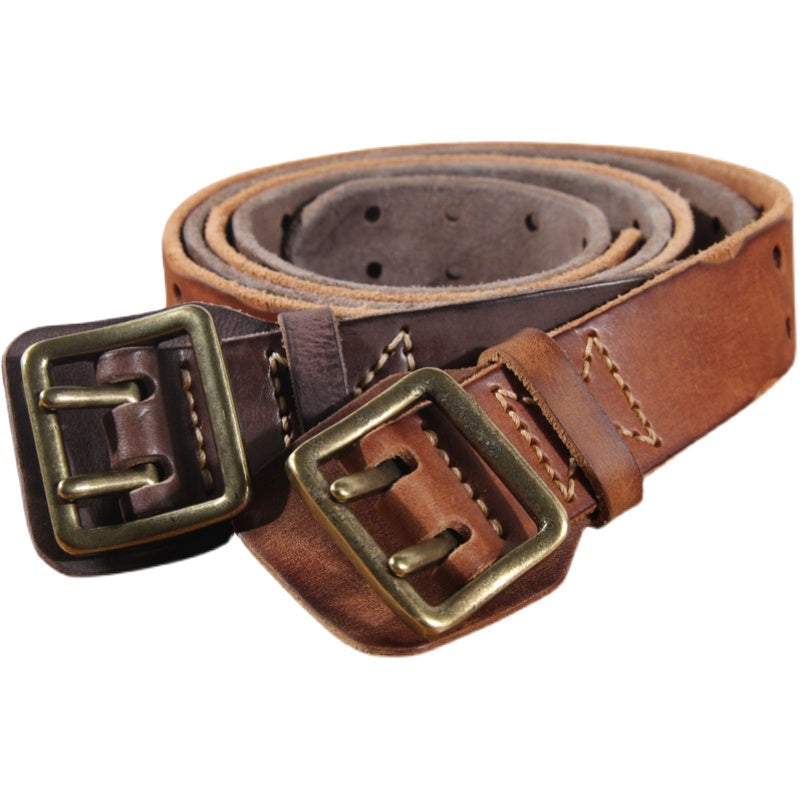 First Layer Cowhide Pure Copper Belt Men's GO Buy