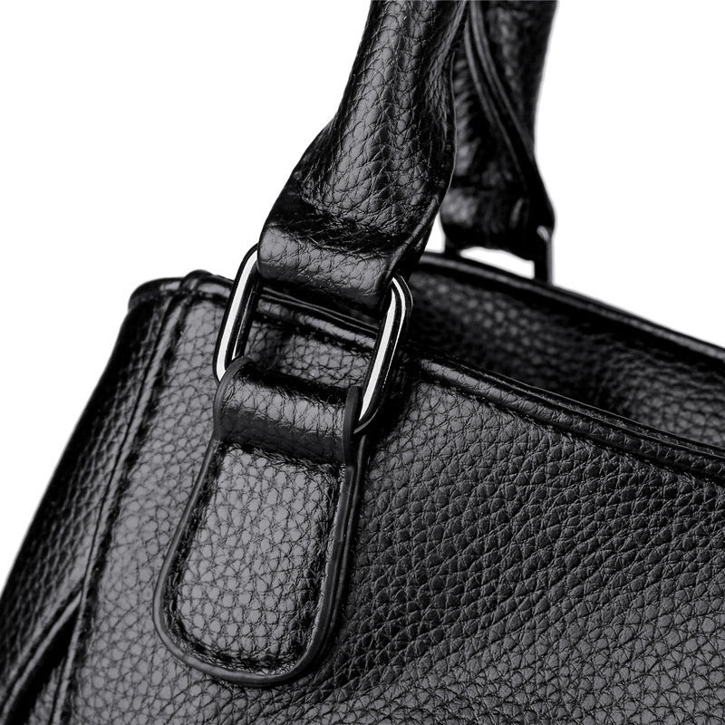 Simple Casual Soft Leather Crossbody Shoulder Bag GO Buy
