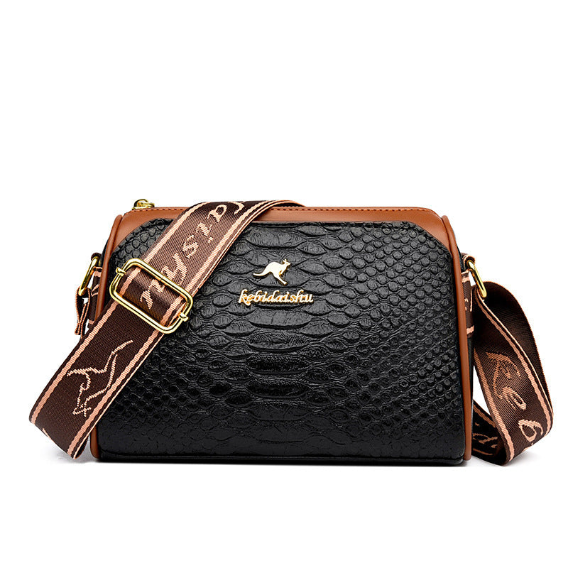 Women's Rhombus Leather Fashion Shoulder Messenger Bag GO Buy