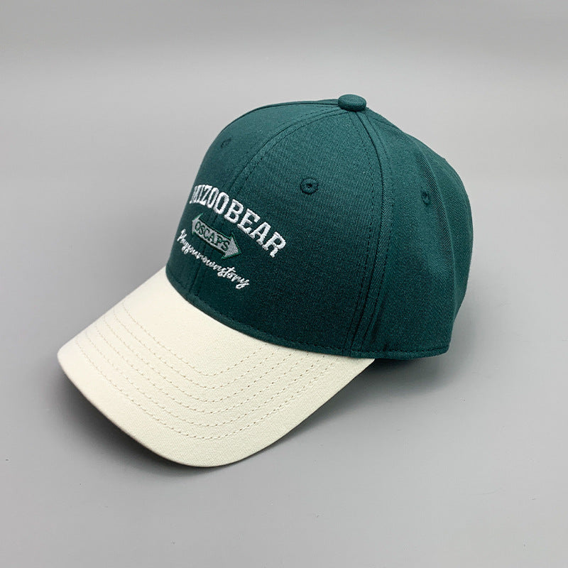 Simple Color Matching Letters Graffiti Cotton Embroidery Sports Breathable Baseball Cap Gobuy Fashion