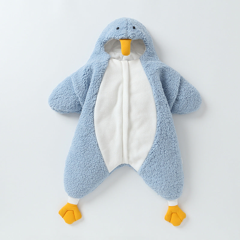 Children's Lambswool-like Split-leg Sleeping Bag GO buy