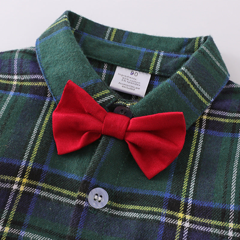 British Bib Two-piece Baby Clothes GO buy