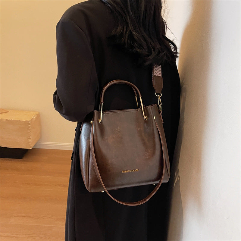 Retro Large Capacity Hand-held Tote Bag Casual Crossbody GO Buy