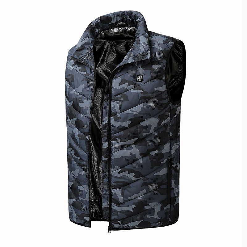 Smart Heating Vest Male Heating Clothing Electric Heating Vest GO Buy