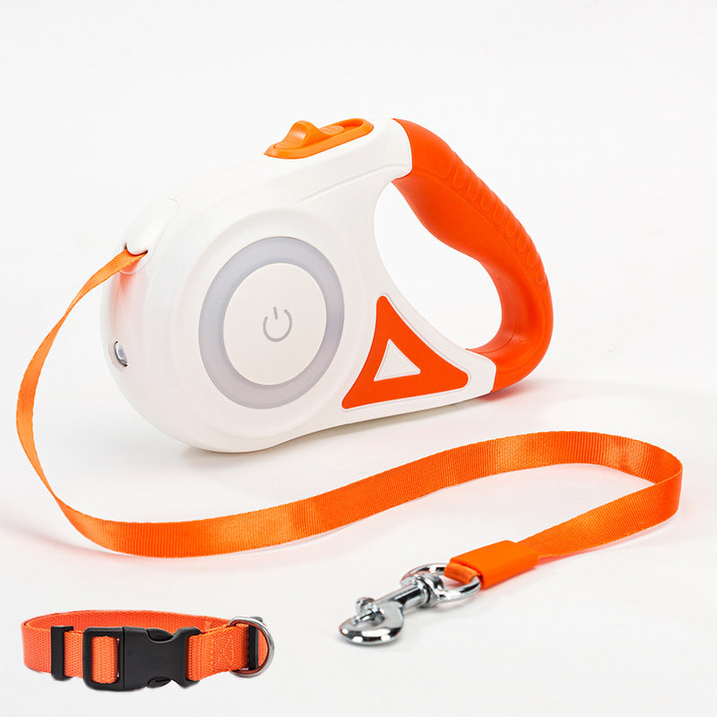 Dog Leash Retractable Leash And Dog Collar Spotlight Automatic Pet Dog Cat Traction Rope For Small Medium Dogs Pet Product Gobuy Fashion