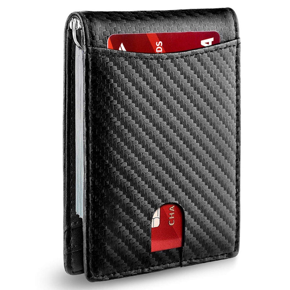 Leather Multifunctional Card Sleeve Microfiber Wear-resistant Rfid Anti-theft Swiping GO Buy