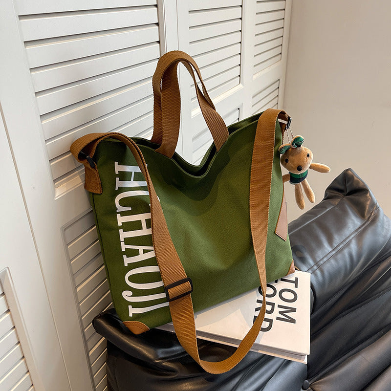 Women's Casual Large-capacity Canvas Shoulder Messenger Bag GO Buy