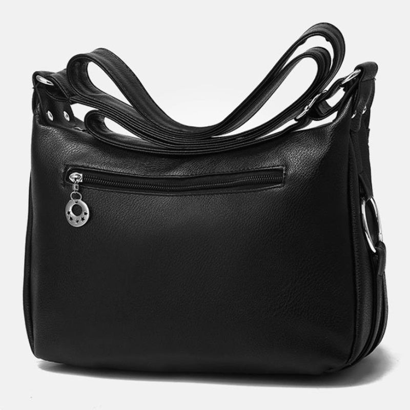 Women Work Bag Multi-pocket Messenger Bag With Zippers Daily Crossbody Bag GO Buy