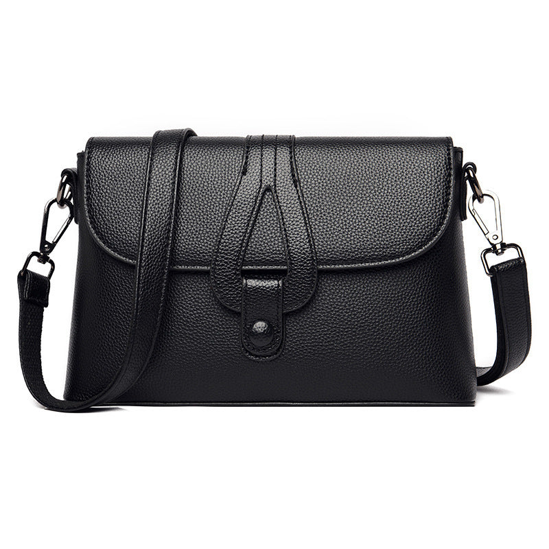 Button Fashion Lady's Diagonal Shoulder Bag GO Buy