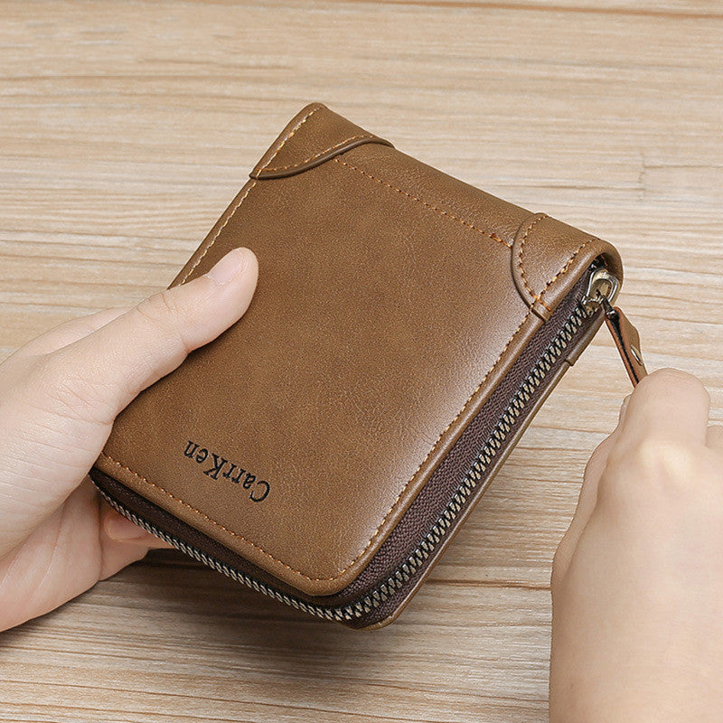 Retro Men's Horizontal Multifunctional Card Holder GO Buy