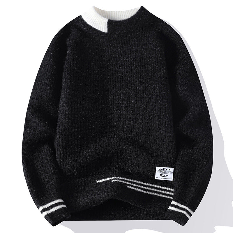 Men's Multi-color Stripe Sweater Cardigan GO Buy