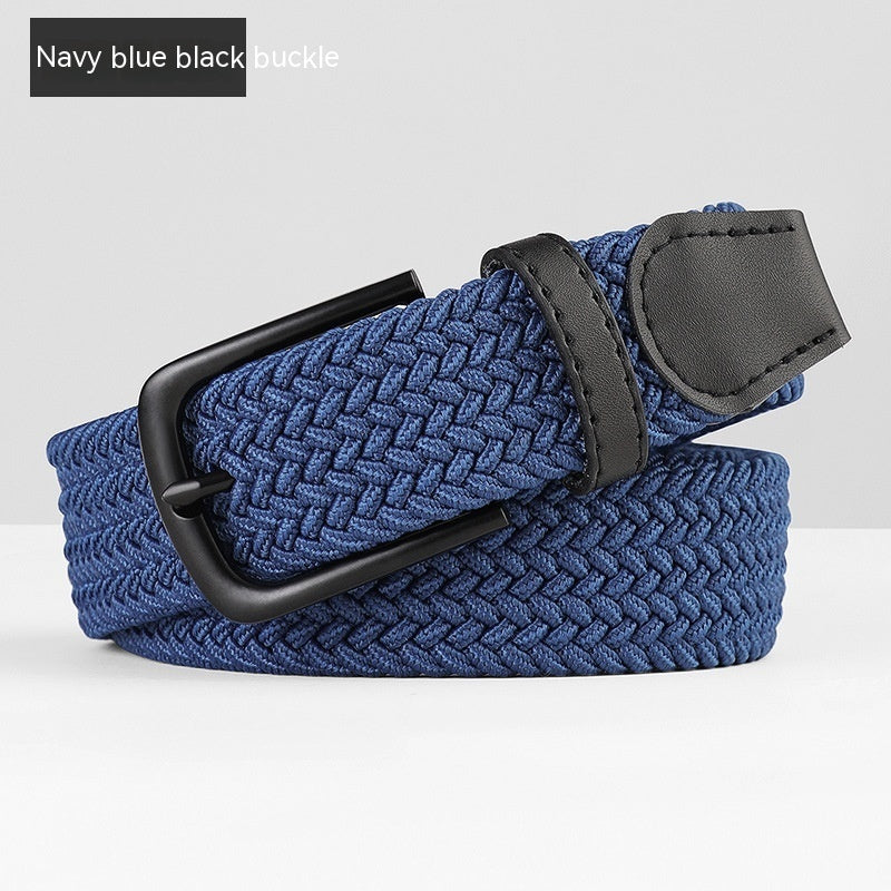 Woven Leather Belt Men's Pant Women's Jeans GO Buy