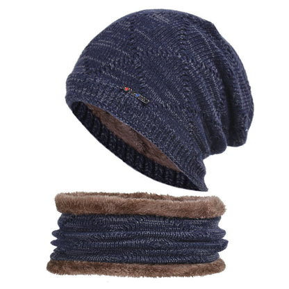 Biking Men's Two-piece Woolen Hat With Head And Ear Protection GO Buy