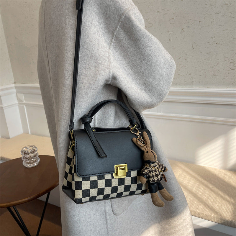 Black And White Contrast Color Trend Korean Female Bag GO Buy