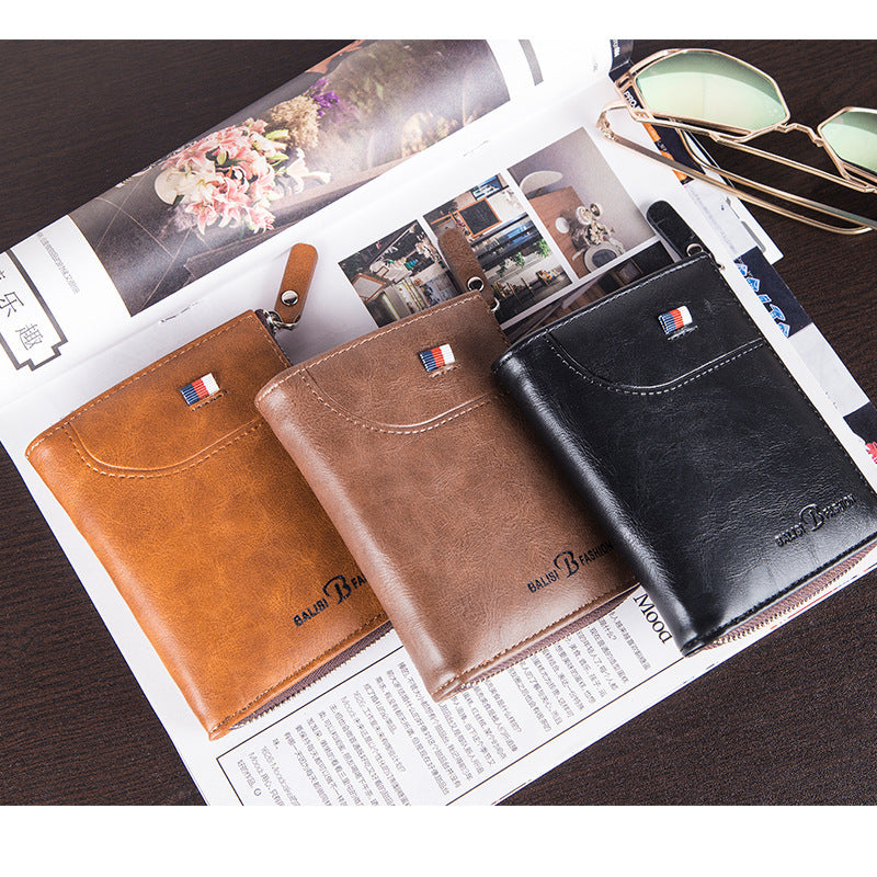 Multi-function And Large Capacity Men PU Wallet GO Buy
