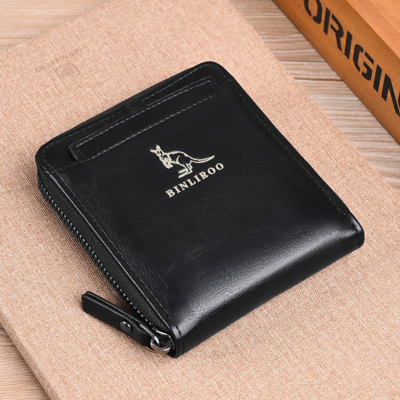 Men's Portable Multifunctional Anti-theft Brush Small Wallet GO Buy