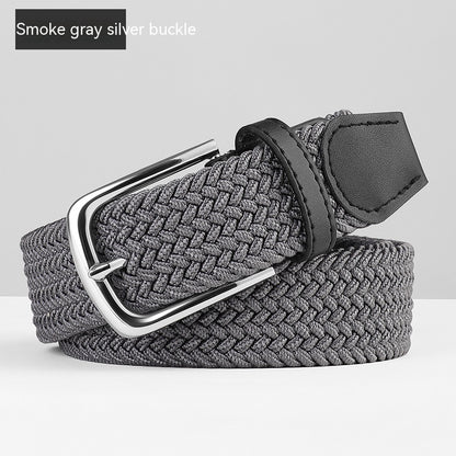 Woven Leather Belt Men's Pant Women's Jeans GO Buy