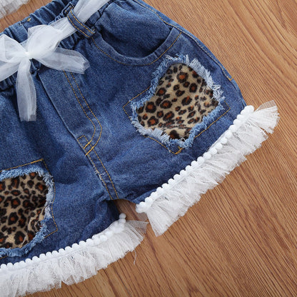 1 - 6 Year Old Girls Clothes Set Sleeveless Tank Top Shorts 2 Pieces - Go Buy