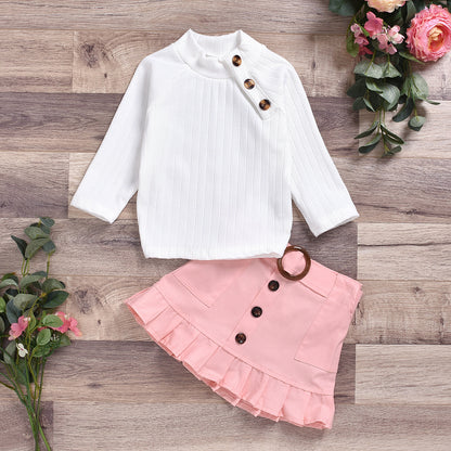 Pure cotton pit strip children's suit GO buy