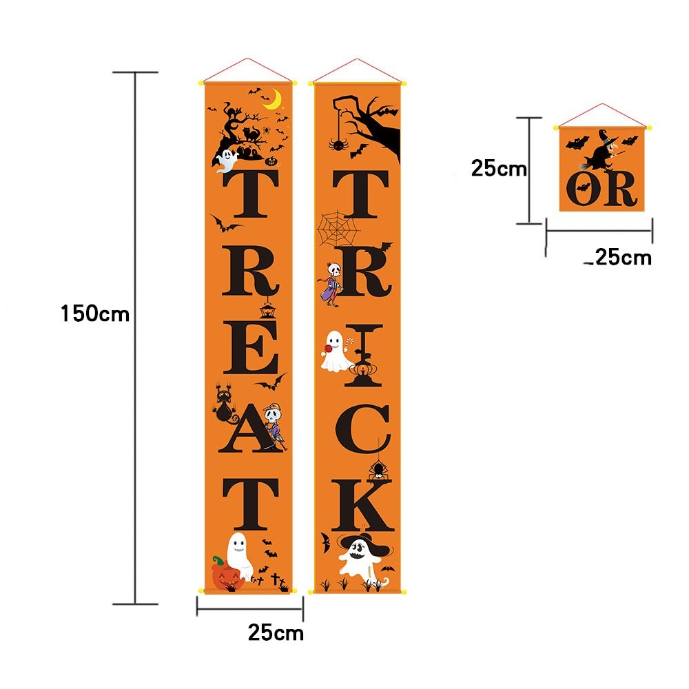 Halloween decoration outdoor banner halloween couplets GO buy