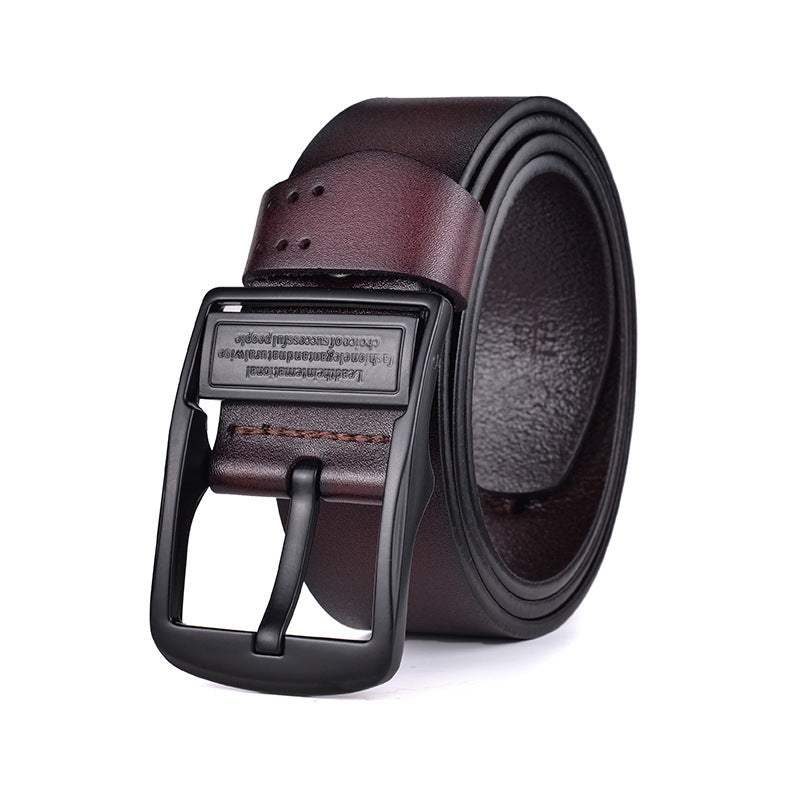 Men's Leather Pin Buckle Belt Fashion Casual GO Buy