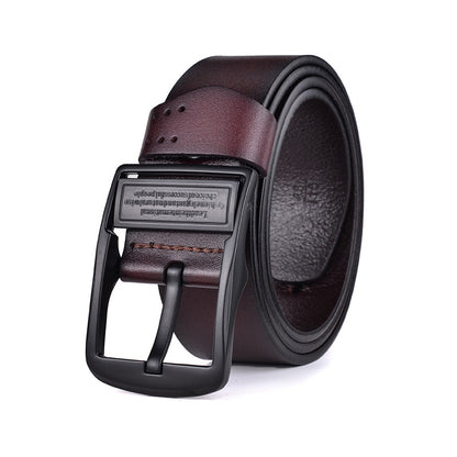Men's Leather Pin Buckle Belt Fashion Casual GO Buy