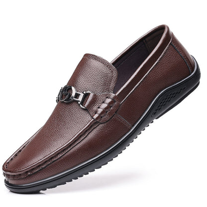 Fashion Casual Shoes Men Leather Feet GO Buy